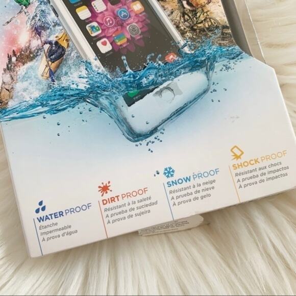 iPhone 6 Plus Nuud Lifeproof Phone Case White Gray New - Picture 5 of 13